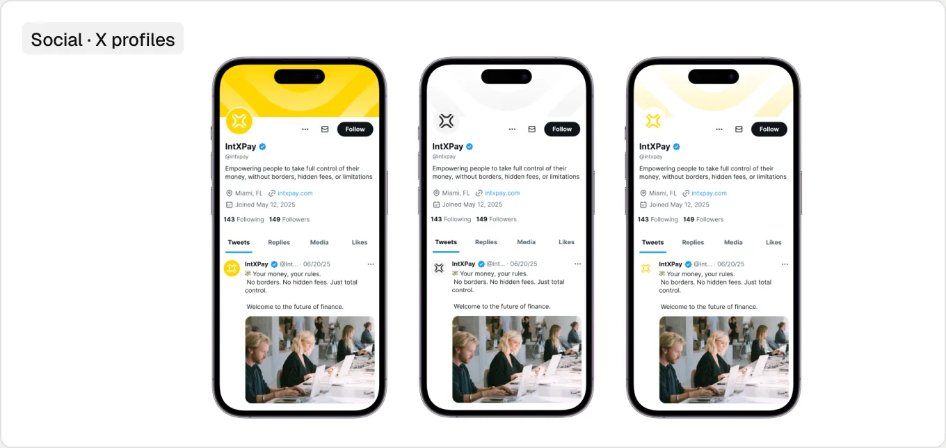 Social · X profiles