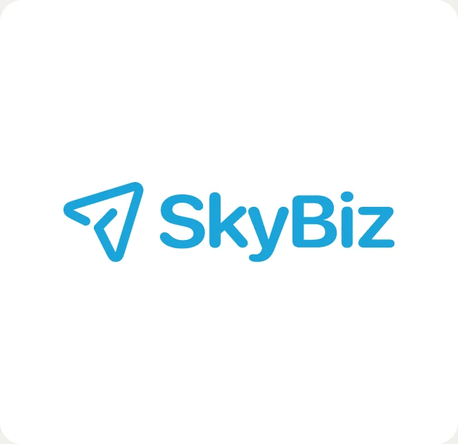 SkyBiz mark · Logotype