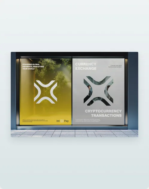 IntXPay shopfront poster